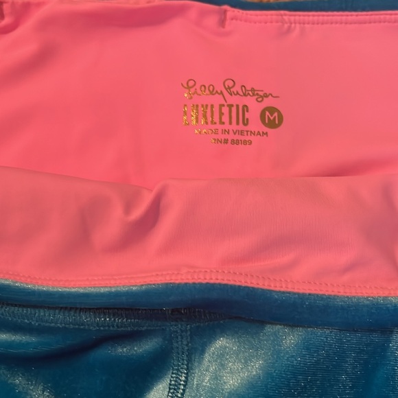 Lily Pulitzer teal bay legging - Picture 3 of 5